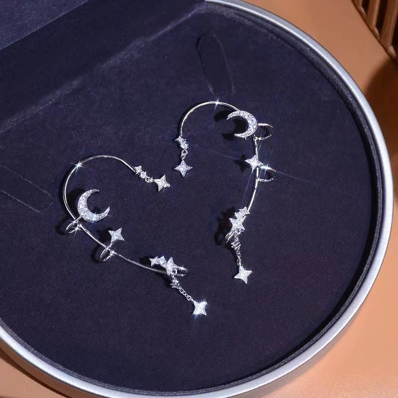 Korean Girl No Pierced Cold Wind Ear Rings