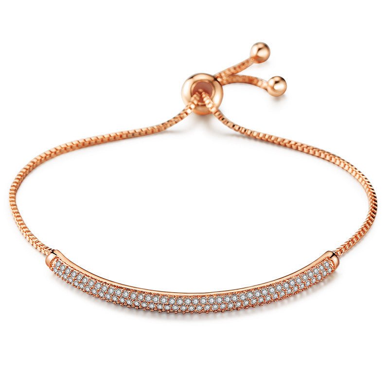 Zircon Curved Bracelet